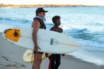 Yann et Dalvis, surf time !